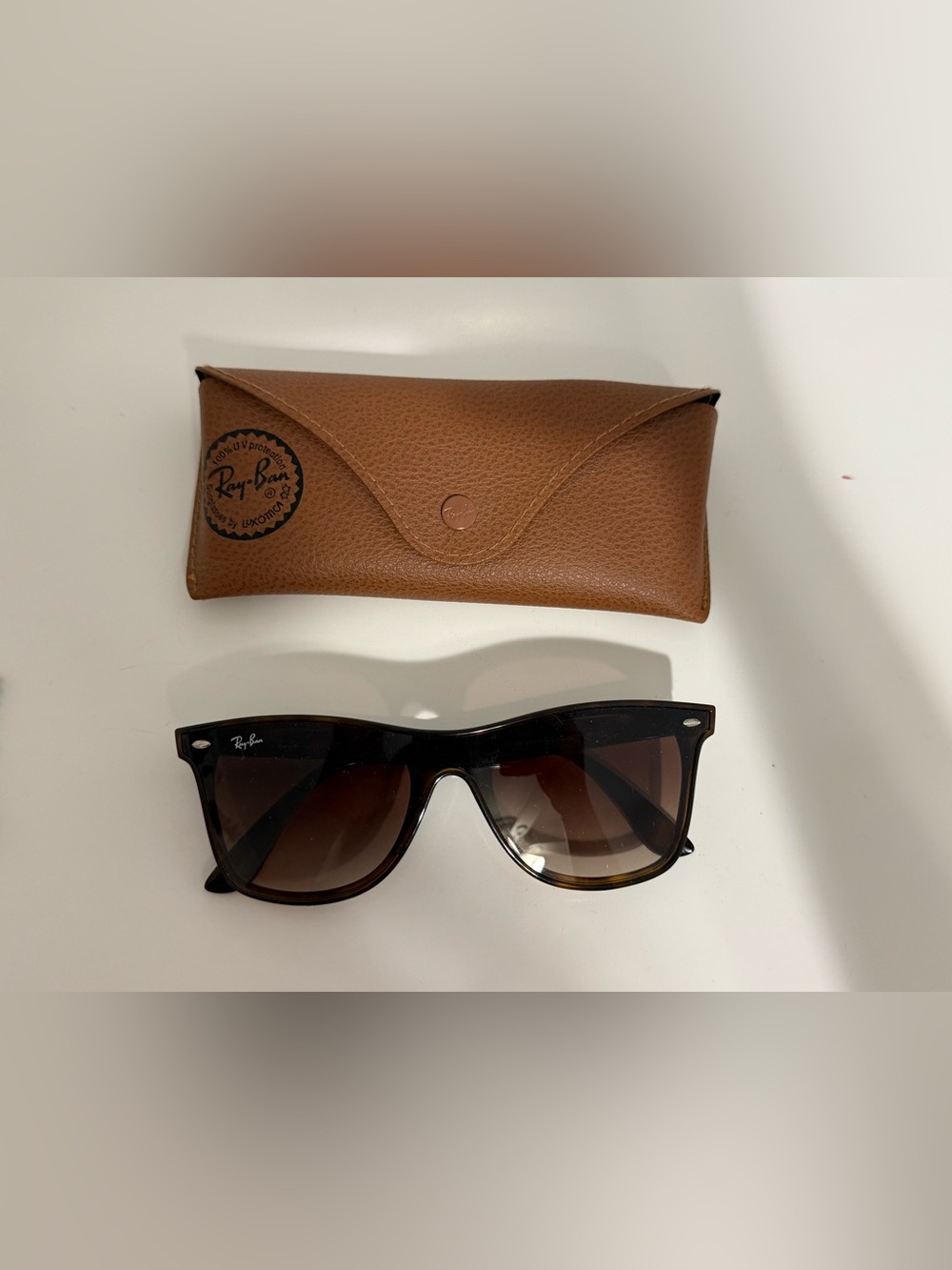 Ray-Ban Tortoise Brown Gradient Women’s Sunglasses - Picture 6 of 7
